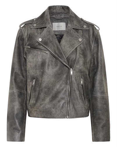 Gestuz - Naomi GZ Vintage Jakke - Cold Vintage Grey